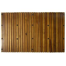 Berkfield Home 3 pcs Acacia Bath Mat 80 x 50 cm in Brown - thumbnail 4