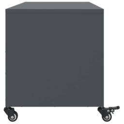 Berkfield Home TV Cabinet Anthracite 100.5x39x43.5 cm Steel in Dark Grey - thumbnail 7
