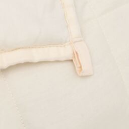 Berkfield Home Weighted Blanket Light Cream 152x203 cm 7 kg Fabric - thumbnail 5