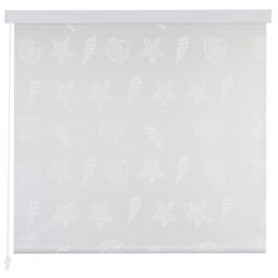 Berkfield Home Shower Roller Blind 80x240 cm Sea Star in Grey - thumbnail 2