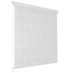 Berkfield Home Shower Roller Blind 80x240 cm Sea Star in Grey - thumbnail 1
