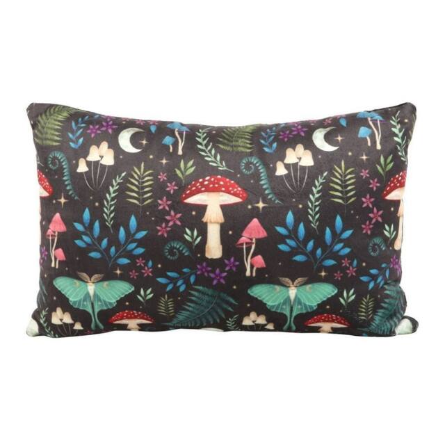 Something Different Dark Forest Rectangular Filled Cushion in Black - image 1