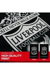 Liverpool FC Men's Crest Blanket in Black - thumbnail 5