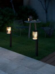Nordlux Modern Outdoor Garden Post Black Aluminium E27 Weatherproof, IP54 - thumbnail 4