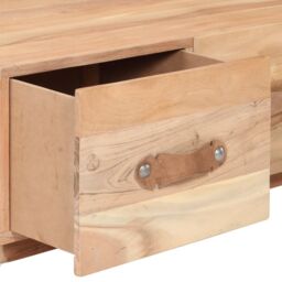 Berkfield Home Coffee Table 90x50x35 cm Solid Reclaimed Wood in Brown - Size: 90 x 50 x 35 cm - thumbnail 6