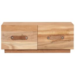 Berkfield Home Coffee Table 90x50x35 cm Solid Reclaimed Wood in Brown - Size: 90 x 50 x 35 cm - thumbnail 3