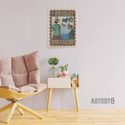 "Artery8 Barnasconi Clothes Advert Canvas Wall Art Print Georg van Caspel - Size: W18"" x H24""" - thumbnail 3