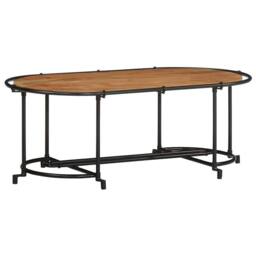 Berkfield Home Coffee Table 110x55x40 cm Solid Wood Acacia in Brown - Size: 110 x 55 x 40 cm - thumbnail 1