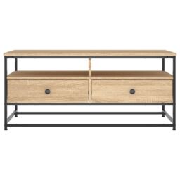 Berkfield Home Coffee Table Sonoma Oak 100x51x45 cm Engineered Wood in Brown - Size: 100 x 51 x 45 cm - thumbnail 6