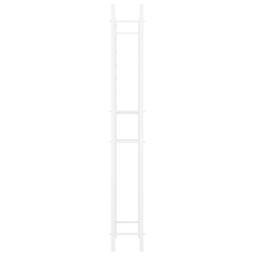 Berkfield Home Wine Rack for 96 Bottles White Metal - thumbnail 5