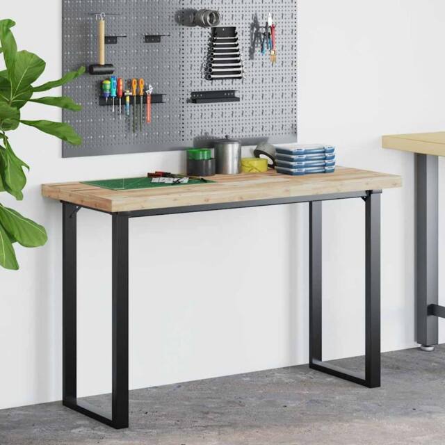 Berkfield Home Versatile Desk Top Untreated 160x50x4 cm Solid Wood Acacia in Brown - Size: 160 x 50 x 4 cm - image 1