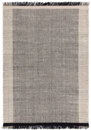 The Rug Shop UK Grey Handmade Wool Geometric Kilim Easy To Clean Area Rug - Size: 200 cm x 300 cm - thumbnail 2