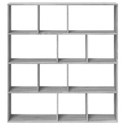 Berkfield Home Classic Book Cabinet Grey Sonoma 132x29x141.5 cm Engineered Wood - thumbnail 5
