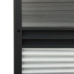 Berkfield Home Plisse Insect Screen for Windows Aluminium 80x100cm with Shade in Black - Size: 80x100 cm - thumbnail 6