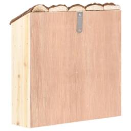 Berkfield Home Insect Hotel 30x10x30 cm Firwood in Brown - Size: 30 x 10 x 30 cm - thumbnail 4