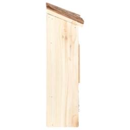Berkfield Home Insect Hotel 30x10x30 cm Firwood in Brown - Size: 30 x 10 x 30 cm - thumbnail 3