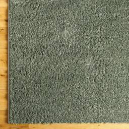 Livabliss Moda Shag-Solid Color Blue Beige Pink Grey Soft Plush Pile Living Bedroom Rug in Green - Size: 160 cm x 215 cm - thumbnail 8