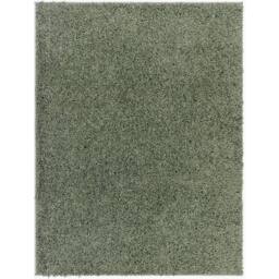 Livabliss Moda Shag-Solid Color Blue Beige Pink Grey Soft Plush Pile Living Bedroom Rug in Green - Size: 160 cm x 215 cm - thumbnail 2