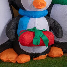 Samuel Alexander 1.5m Inflatable LED Lit Penguin Family Indoor Outdoor Christmas Decoration with 12 Warm White LEDs - thumbnail 8