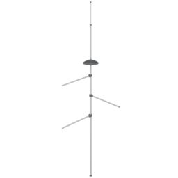 Berkfield Home Towel Rail 47x280 cm Aluminium in Silver - thumbnail 4