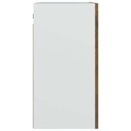 Berkfield Home Hanging Cabinet Smoked Oak 50x31x60 cm Engineered Wood in Brown - Size: 50 x 31 x 60 cm - thumbnail 5