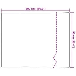 Berkfield Home Self-adhesive Furniture Films 2 pcs Dark Wood 500x90 cm PVC in Black - thumbnail 8