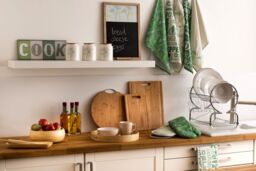 "Orsina Cook Wall Plaque, Rustic Wooden Sign With Bold “Cook"" Lettering, Natural Finish Adds Charm To Kitchen" - thumbnail 2