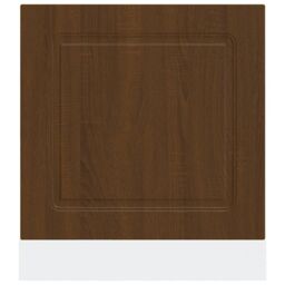Berkfield Home Dishwasher Panel¬†Kalmar¬†Brown Oak 60x1.5x67 cm Engineered Wood in Brown - thumbnail 4