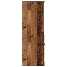 Berkfield Home Highboard Old Wood 60x35.5x103.5 cm Engineered Wood in Brown - thumbnail 6