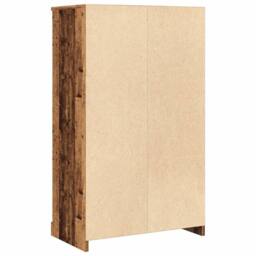 Berkfield Home Highboard Old Wood 60x35.5x103.5 cm Engineered Wood in Brown - thumbnail 7