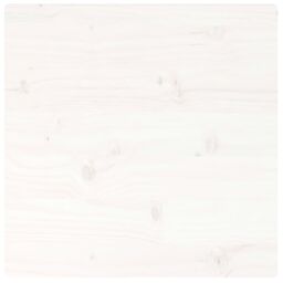 Berkfield Home Table Top White 60x60x2.5 cm Solid Wood Pine Square - thumbnail 4