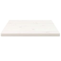 Berkfield Home Table Top White 60x60x2.5 cm Solid Wood Pine Square - thumbnail 3