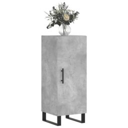 Berkfield Home Sideboard Concrete Grey 34.5x34x90 cm Engineered Wood - thumbnail 3