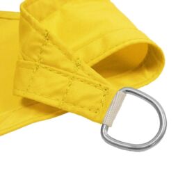 Primrose 5m x 4m Waterproof Patio Sun Shade Sail Canopy 98% UV Block Free Rope in Yellow - thumbnail 3