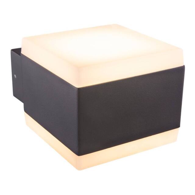 Netlighting Slice Outdoor Up Down Wall Lamp Anthracite IP44 LED 3000K in Grey - image 1
