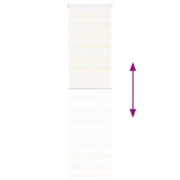 Berkfield Home Elegant Zebra Blind Marble Beige 60x200 cm Fabric Width 55.9 cm P - thumbnail 5