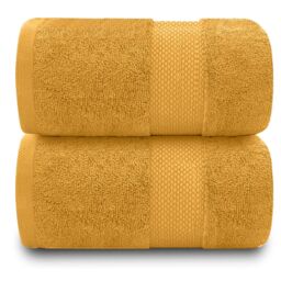 GAVENO CAVAILIA Miami Towel in Yellow - Size: Bath Sheet - thumbnail 1