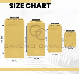 GAVENO CAVAILIA Miami Towel in Yellow - Size: Bath Sheet - thumbnail 3