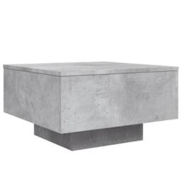 Berkfield Home Modern Coffee Table Concrete Grey 55x55x31 cm Engineered Wood - Size: 55 x 55 x 31 cm - thumbnail 3