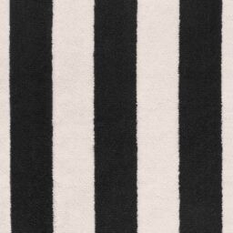 OHS Stripe 100% Cotton Bath Towel Hotel Quality Soft Absorbent in White - thumbnail 6