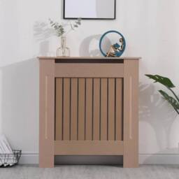 FORGEVIO Small/Vertical- Radiator Cover Modern in Brown - thumbnail 4