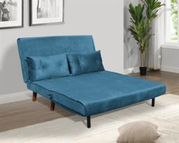 KOSY KOALA Double Sofa Bed Sleeper Foldable Portable Pillow Lounge Couch Blue Sofa Bed Living Room Furniture - thumbnail 2