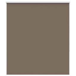 Berkfield Home Roller Blind Blackout Coffee 120x175 cm Fabric Width 116.6 cm Polyester in Brown - thumbnail 2