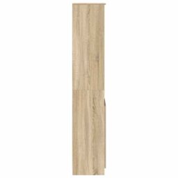 Berkfield Home Highboard Sonoma Oak 37.5x35x180 cm Engineered Wood in Brown - thumbnail 6