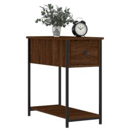 Berkfield Home Bedside Cabinets 2 pcs Brown Oak 30x60x60 cm Engineered Wood - Size: 30 x 60 x 60 cm - thumbnail 3