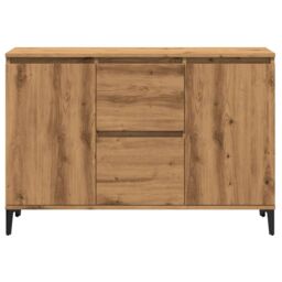 Berkfield Home Sideboard Artisan Oak 102x35x70 cm Engineered Wood in Brown - Size: 102 x 35 x 70 cm - thumbnail 4