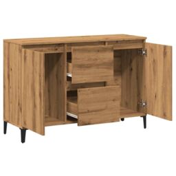 Berkfield Home Sideboard Artisan Oak 102x35x70 cm Engineered Wood in Brown - Size: 102 x 35 x 70 cm - thumbnail 5