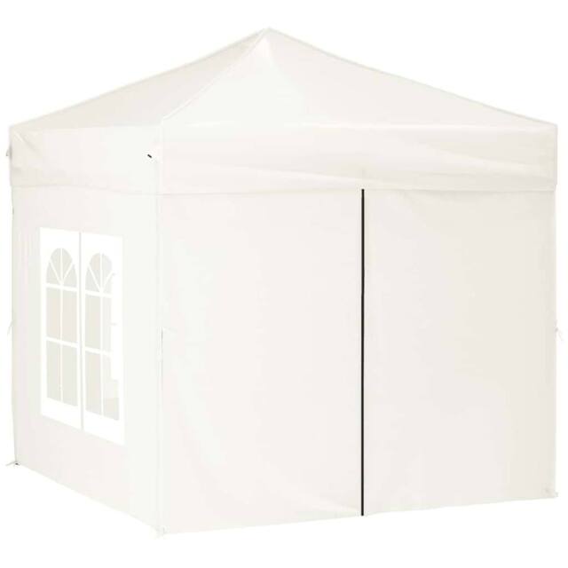 Berkfield Home Decorative Folding Party Tent with Sidewalls Cream 2x2 m - image 1