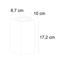 Nordlux Modern Outdoor Wall Light White Aluminium GU10 Coastal/Marine Safe - Mains Powered, IP44 - thumbnail 5