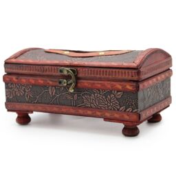 KDMD Tissue Box Classic Glamour with legs in Grey